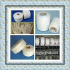 gloves blended yarn (recycled cotton polyester)
