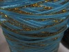 gold color three-way Polyester fancy yarn