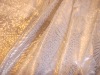 gold composited chiffon with hot film