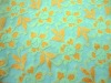 gold/sliver thread polyester lace fabric