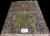 golden hand knotted carpet