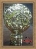 golden plating Iron curtain finial