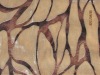 golden-print velvet curtain fabric