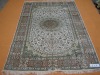 good quality persian hand knotted silk carpet