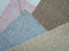 good quality two tone Polyester Faux Linen sofa fabric