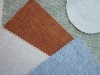 good quality two tone Polyester Faux Linen sofa fabric
