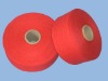 gorgeous red high quality cotton yarn waste