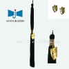 graduation tassel with metal accessory