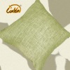 grass green linen handmade cheap modern decor hotel Cushion