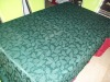green 55% cotton +45% polyester leaf jaquard table cover(tablecloth)
