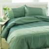 green bedding set