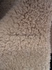 green faux fur fabric bonded