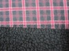 green faux fur fabric bonded