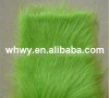 green hi-pile plush fur