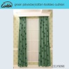 green polyester/cotton tootsies curtain