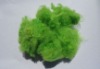 green polyester fiber