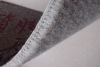 grey nonwoven velour carpet