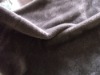 grey plain plush fur