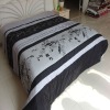 grey popular embroidery comforter set