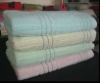 half zero twist solid dobby bath towel with strips