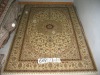 hand knitted turkish knot medallion carpet from 6x9foot