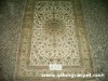 hand knotted kashmir pure silk rugs/carpets