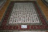 hand knotted  oriental pattern silk carpet