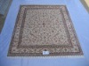 hand knotted persian design double knots silk carpet