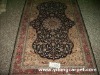 hand knotted persian pure silk rugs/carpets