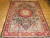 hand knotted persian silk carpet