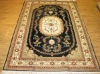 hand knotted persian silk carpet