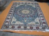 hand knotted persian silk carpet