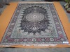 hand knotted persian silk rug