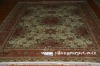 hand knotted persian wool and silk blended rugs/carpets