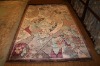 hand knotted silk carpet