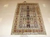 hand knotted silk carpet