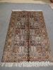 hand knotted silk carpet