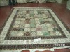 hand knotted silk carpet