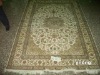 hand knotted silk carpet