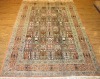 hand knotted silk rug