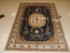 hand knotted silk rug