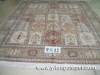 hand knotted silk rugs 9 x 12