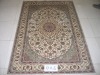 hand knotted turkish knots perisan artificial silk floor carpet
