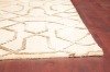 hand knotted wool and viscose carpet and rugs