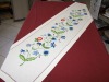 hand made embroidery table runner