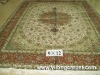 hand made persian silk rug