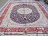 hand made persian silk rug