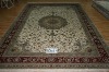 hand made spun silk carpet