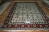 hand made spun silk carpet