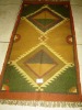 hand-made tribal wool on jute Dhurry,carpets,rugs size 90 x180 cms
